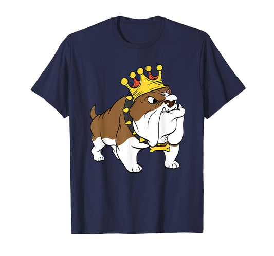Bulldog Crown Animal World Dog Lover Tshirt T-Shirt for Men Women Girls Kids