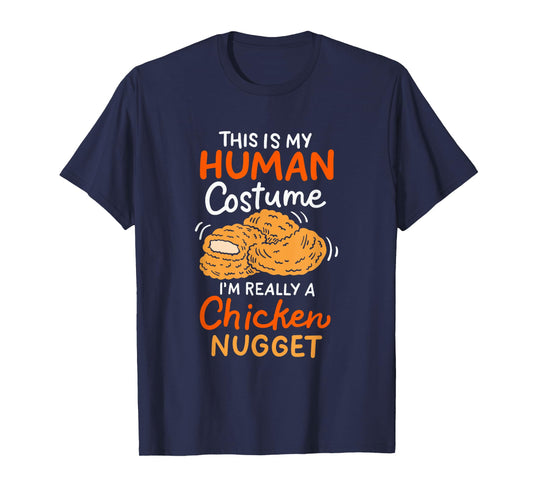 This Is My Human Costume Chicken Nugget Halloween T-Shirt