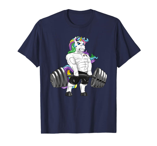 Unicorn Deadlift Workout Bodybuilder T-Shirt for Men T-Shirt