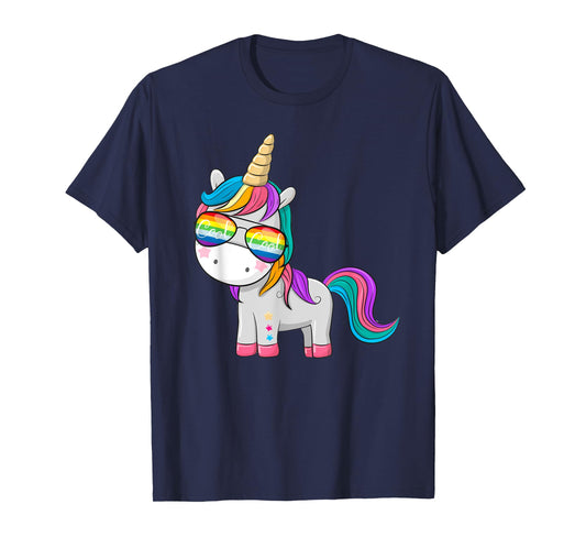 Unicorn with Cool Sunglasses T-Shirt