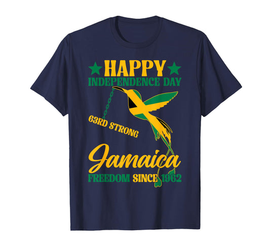 Happy Independence Day August 6th Jamaica 1962 Doctor Bird T-Shirt