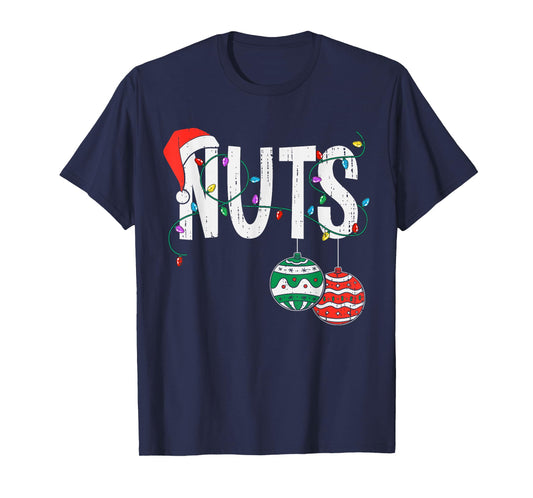 Chest Nuts Christmas Shirt Funny Matching Couple Chestnuts T-Shirt