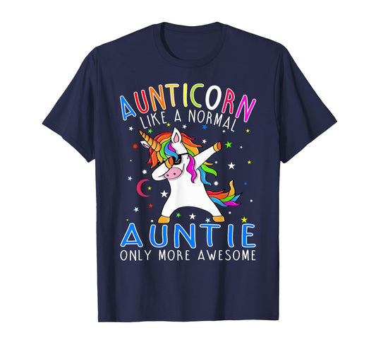 Aunticorn Like An Aunt Only Awesome Dabbing Unicorn T-Shirt