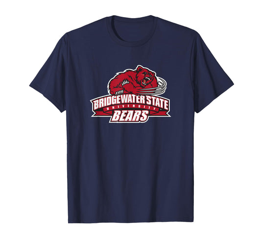 Bridgewater State University BSU Bears Primary Logo T-Shirt