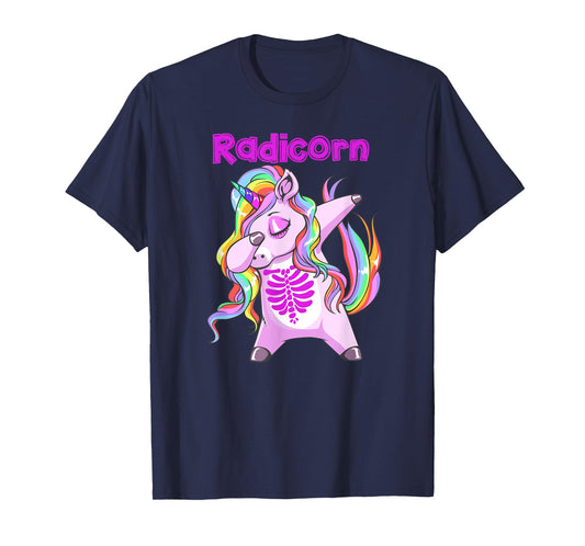 Rad Radiology Tech Dabbing Unicorn Dancing X-Ray Gift T-Shirt