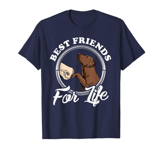 Chocolate Labrador Design Funny Chocolate Labrador Lovers T-Shirt