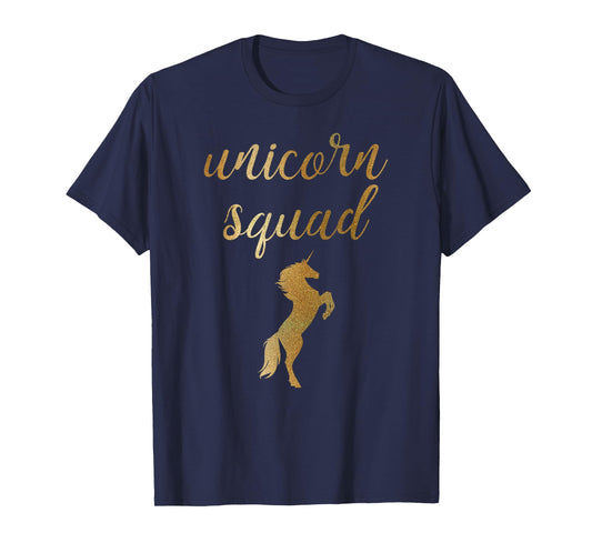 Unicorn Squad Gold Shirt Unicorn T-Shirt T-Shirt