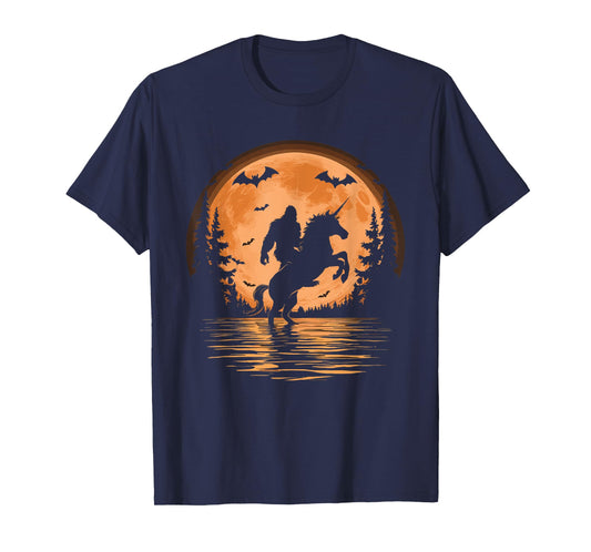 Bigfoot Riding Unicorn T-Shirt