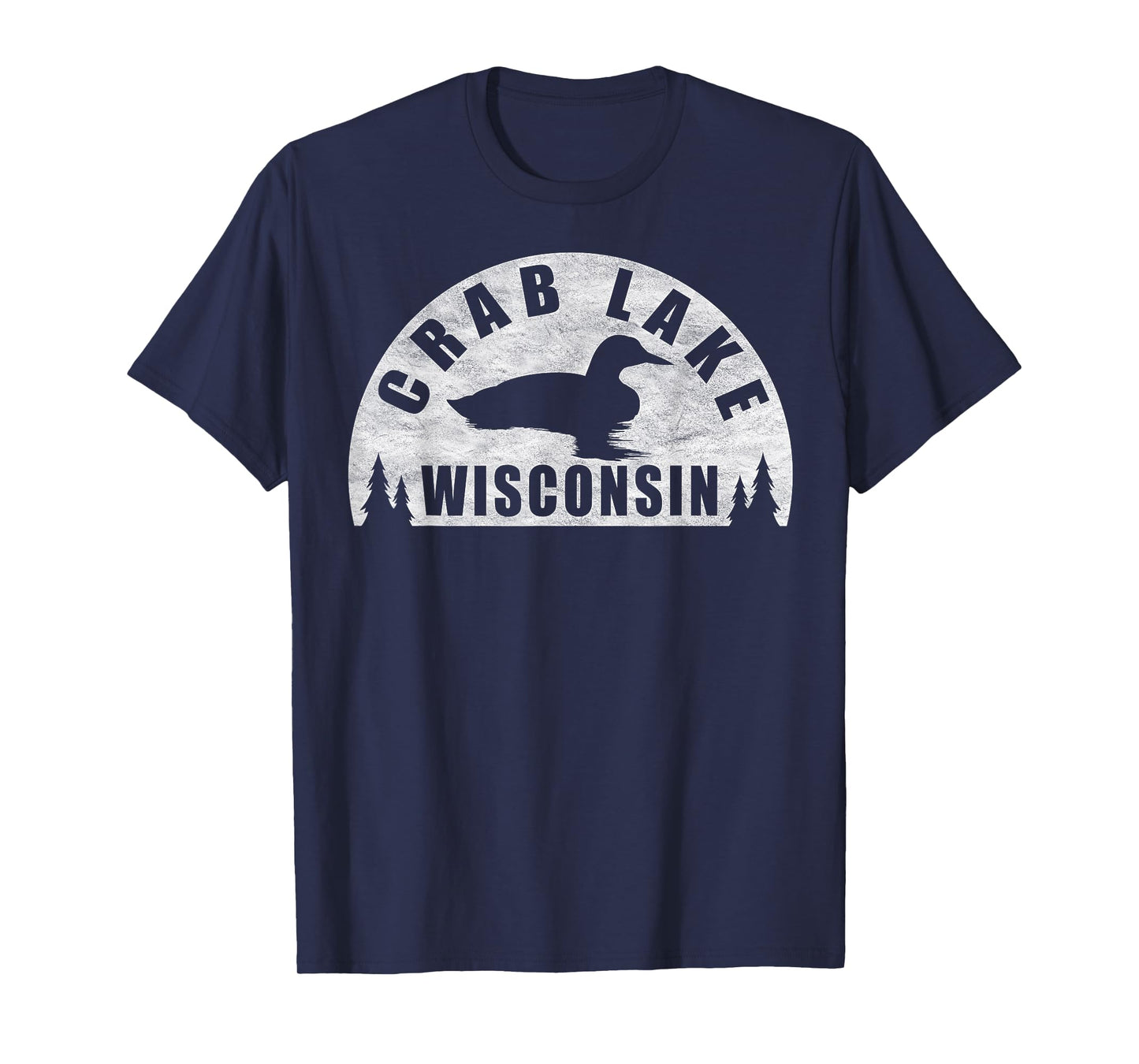 Crab Lake Northern Wisconsin Loon T-Shirt