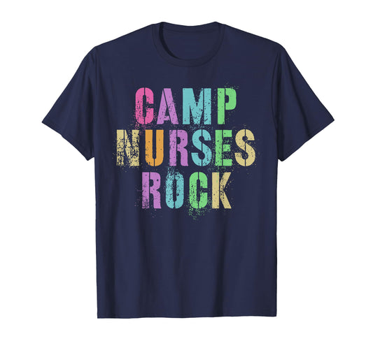 CAMP NURSES Do ROCK Funny Camping Medical Squad Medic Team T-Shirt