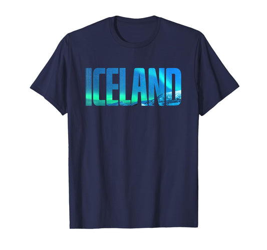Icelandic Lights Reykjavik Vacations Iceland T-Shirt