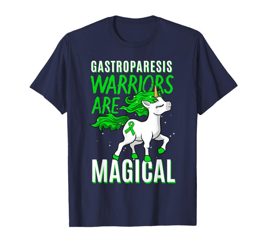 Gastroparesis Awareness Stomach Paralysis Unicorn Lover Gift T-Shirt