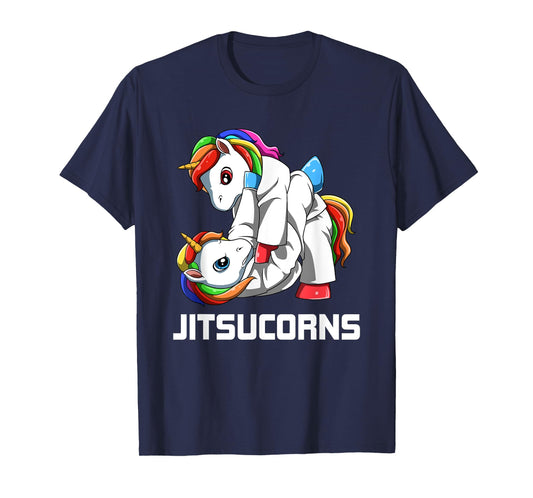 Jitsucorn Unicorn Jiu Jitsu Grappling T-Shirt