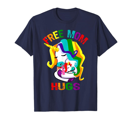 Free Mom Hugs LGBT Gay Pride T-Shirt