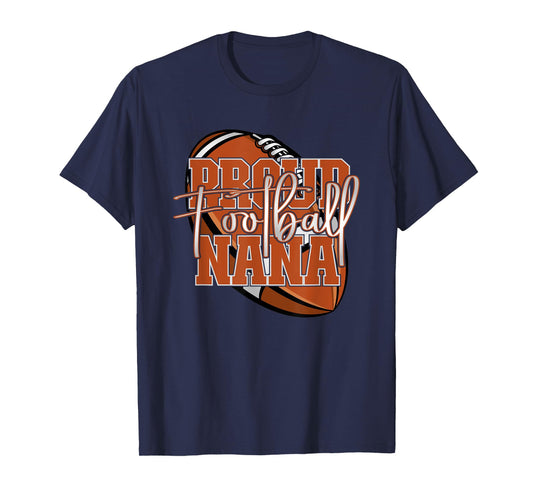 Proud Football Nana Family Matching T-Shirt