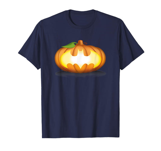 Batman Halloween Pumpkin Logo T Shirt T-Shirt