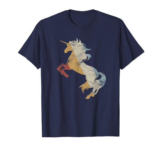 Unicorn Retro Style Vintage T-Shirt
