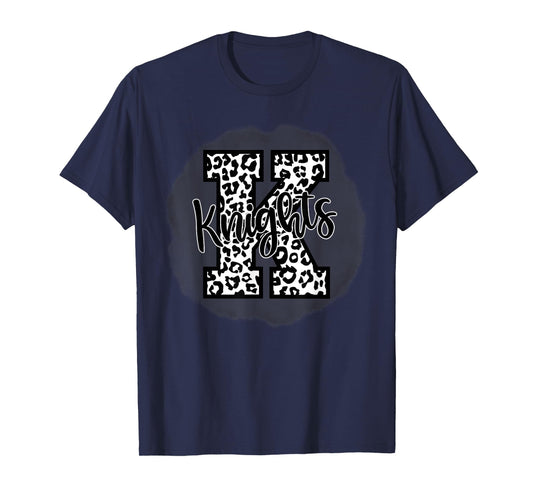 Knights School Sports Fan Team Spirit T-Shirt for Men Women Kids