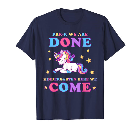 Girls Pre-K Graduation Magical Unicorn T-Shirt