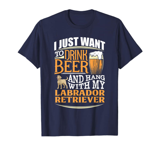Labrador Retriever Beer T Shirt T-Shirt