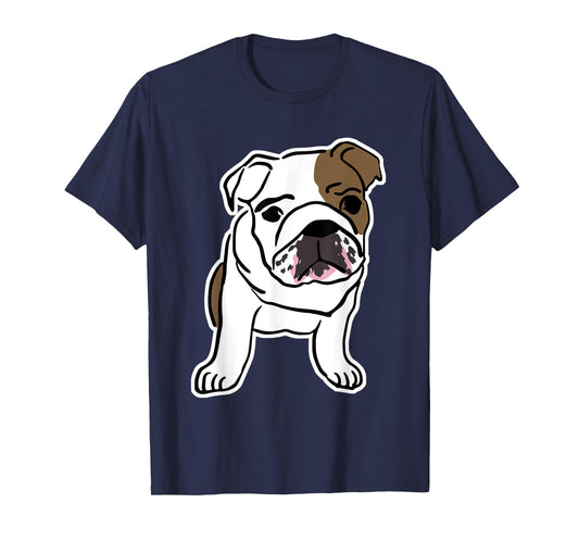 Bulldog Dog Logo T-Shirt