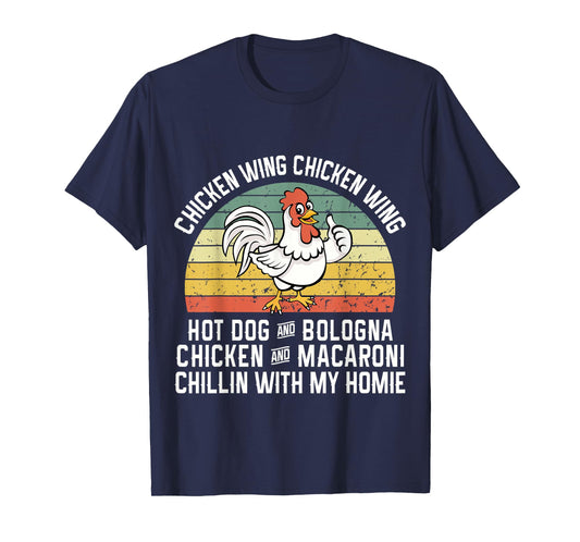 Chicken Wing Chicken Wing Hot Dog Bologna T-Shirt