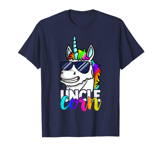 Funny Unclecorn Unicorn Uncle Mens Tee Cool Christmas Gift T-Shirt