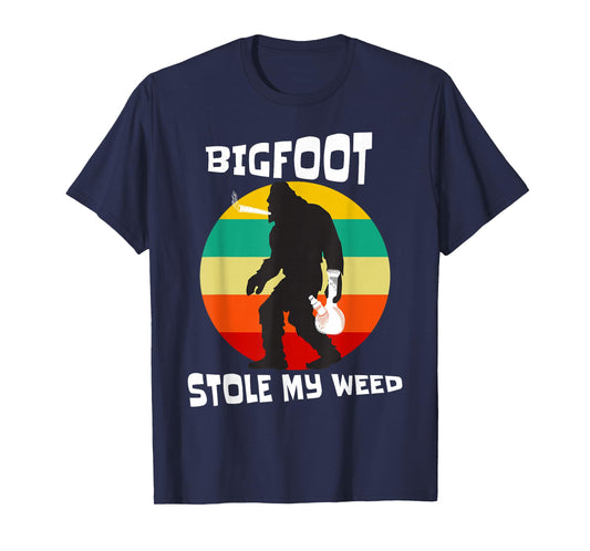 Big Foot Stole My Weed Cannabis Enthusiast Tee T-Shirt