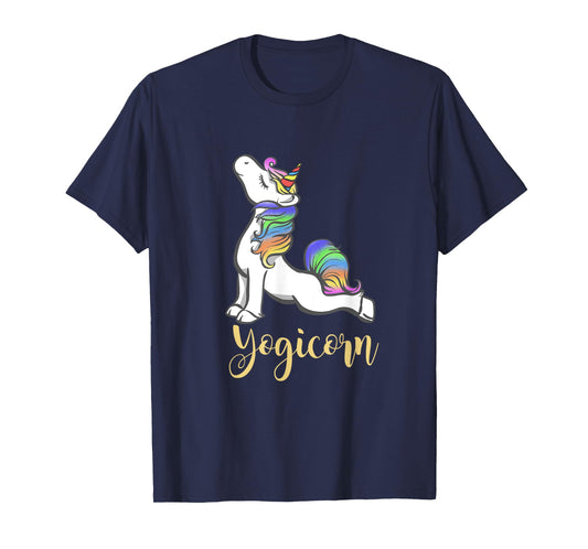 Women Yogicorn Unicorn Yoga T-Shirt T-Shirt