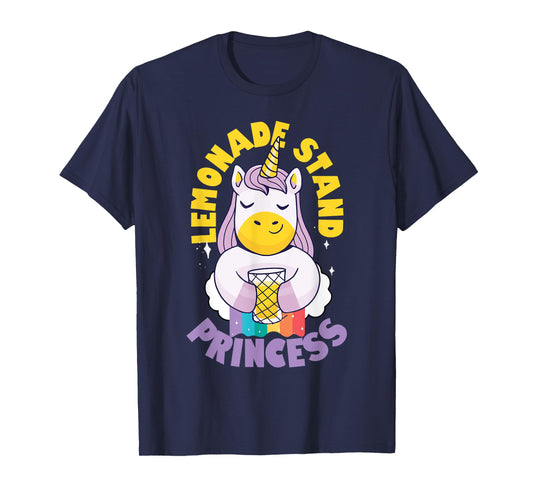 Lemonade Stand Princess Entrepreneur Kids - Unicorn T-Shirt