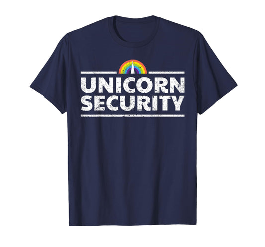 Unicorn Security Funny Cute Police Halloween Costume T-Shirt