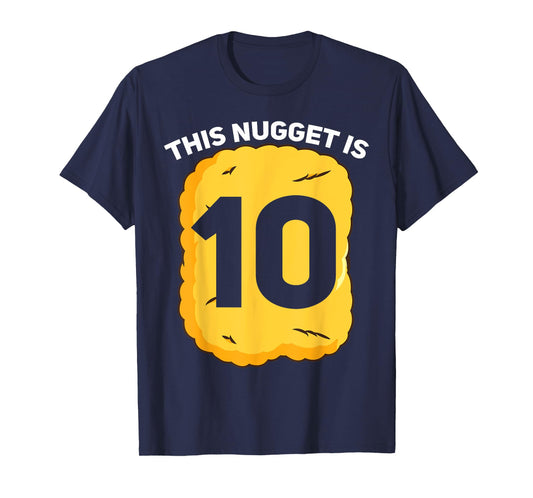 10 Year Old Chicken Nugget Birthday Party T-Shirt