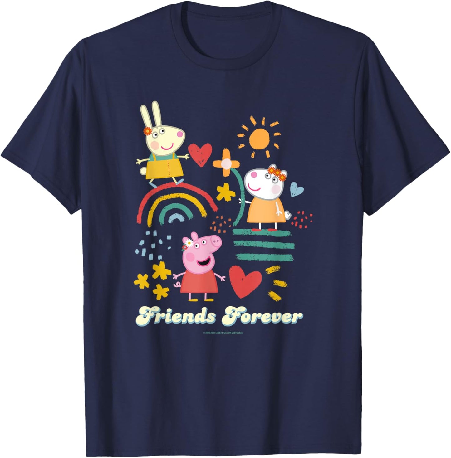 Peppa Pig Friends Forever Rebecca Rabbit & Suzy Sheep T-Shirt
