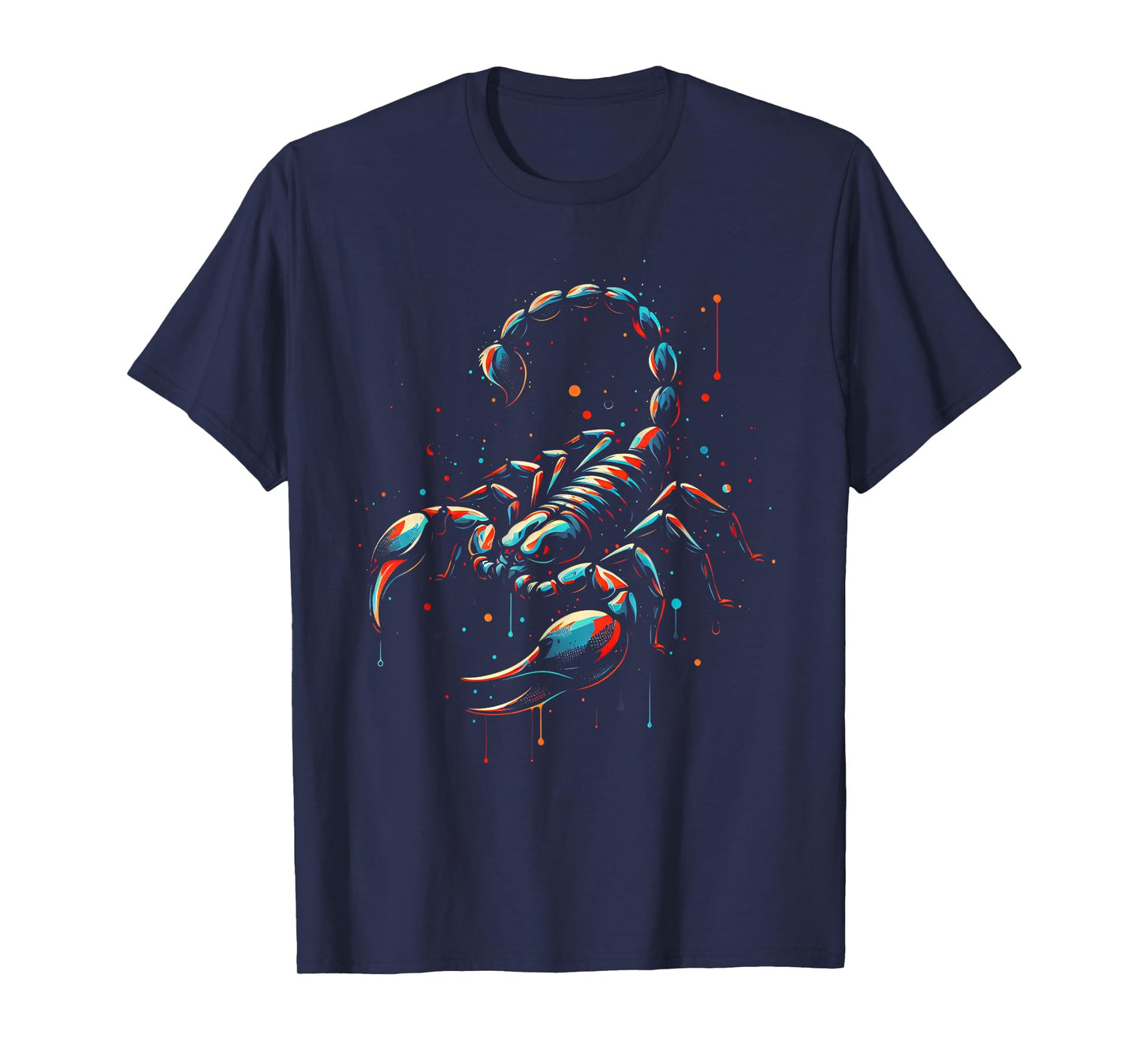 Scorpion Minimalist and Vibrant Style Birthday Christmas T-Shirt