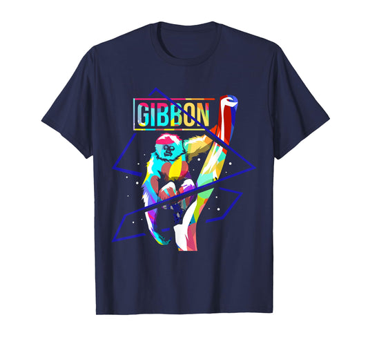 Amazing Hylobates Lar Lesser Ape Gibbon Gibbons Monkey T-Shirt