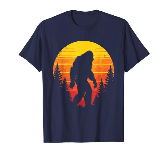 Bigfoot Cryptid & Retro Sasquatch T-Shirt