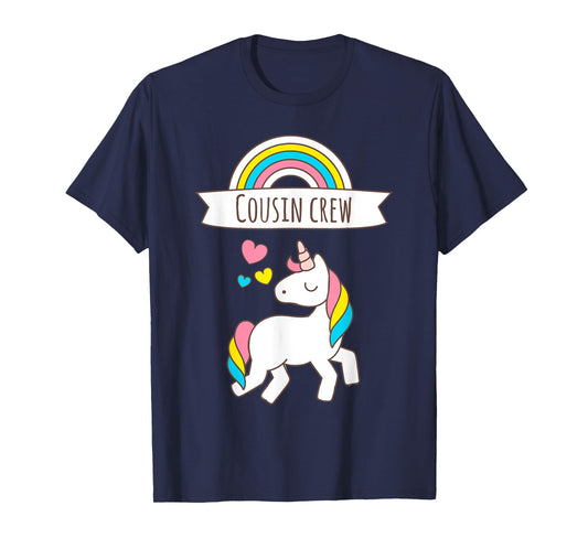 Crazy Cousin Crew Reunion Unicorn T Shirt Funny T-Shirt