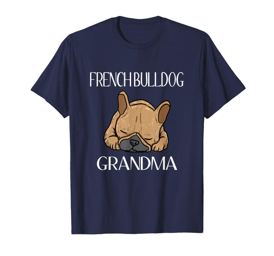 French Bulldog Grandma Frenchie T-Shirt For Women T-Shirt