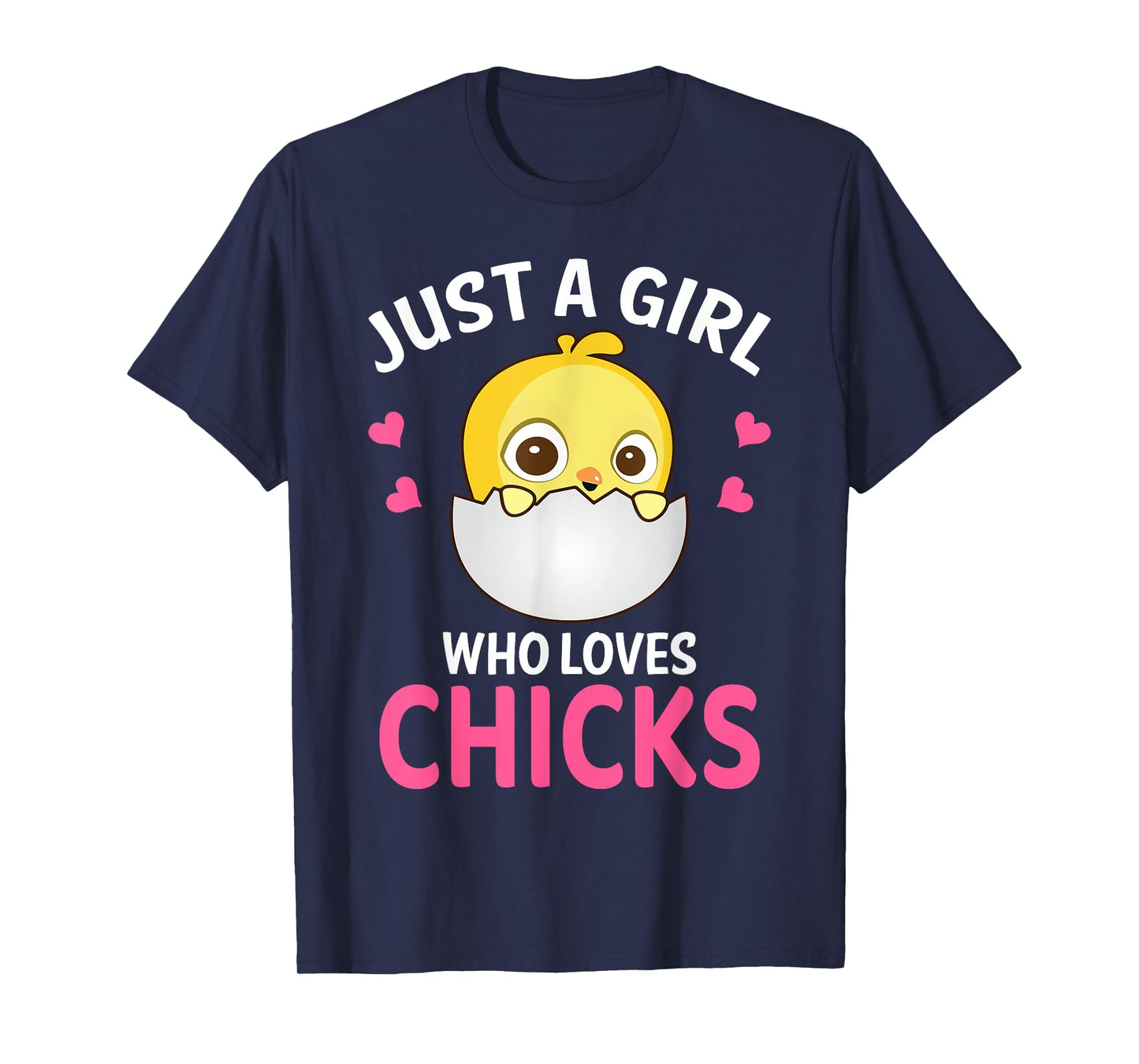 Just A Girl Who Loves Chicks I Cute Chicken I Kids Chick T-Shirt