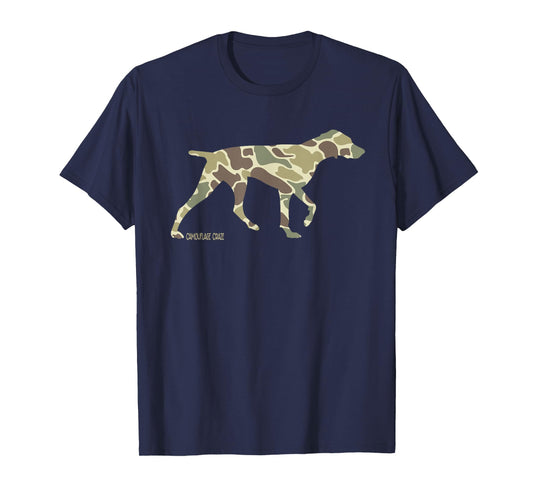 Hunting Dog Camouflage Camo Dog Labrador Hunting Camo Hunter Men Women Kids T-Shirt