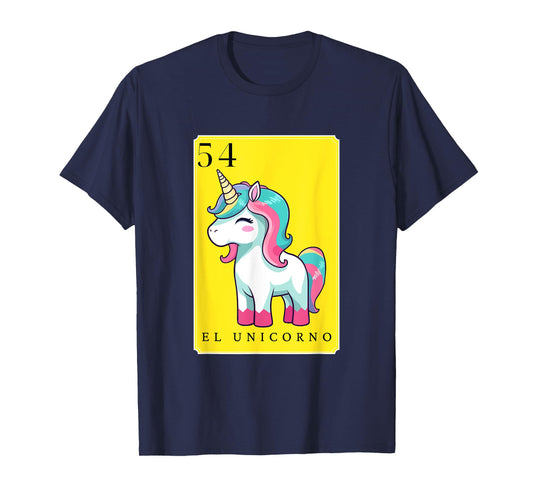 El Unicorno Funny Spanish-Mexican Bingo Cards The Unicorn T-Shirt