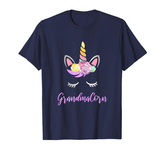 Grandmacorn Unicorn Grandma of the Birthday Girl T-Shirt