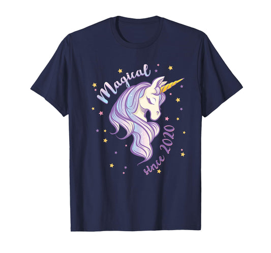 Unicorn Magical Since 2020 2nd Birthday T-Shirt