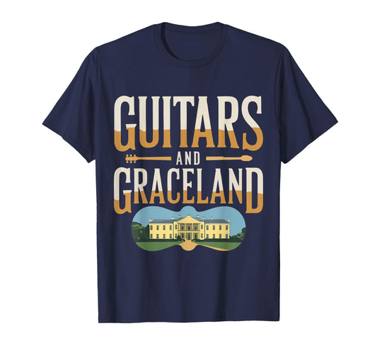 Memphis Guitar Graceland of Tennessee T-Shirt