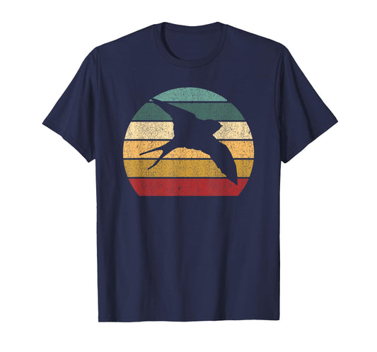 Retro Barn Swallow Bird T-Shirt