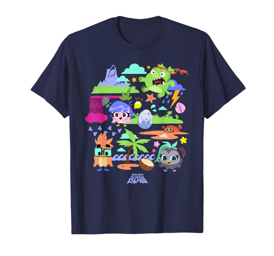 Angry Birds Mystery Island Storytime Official Merchandise T-Shirt