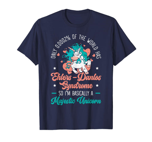 Unicorn Lover Ehlers-Danlos EDS and HSD Awareness Month T-Shirt