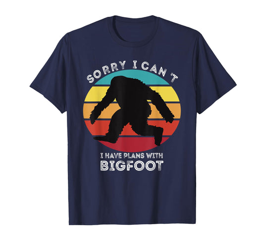 I have Plans With Yeti Sasquatch Men Kids Bigfoot T-Shirt