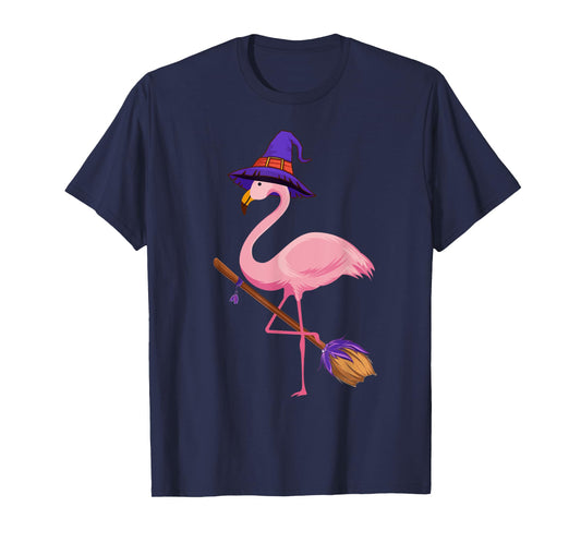 Halloween Flamingo Funny Flamingo Lover Witch Has Halloween T-Shirt