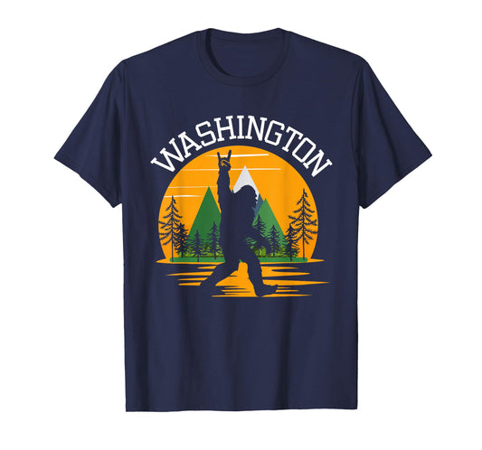 Washington US State Bigfoot Sasquatch T-Shirt